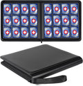 GEAoffice Trading Card Binder 12 Pocket Hold 720 Cards, Premium PU Cover Zipper by GEAoffice