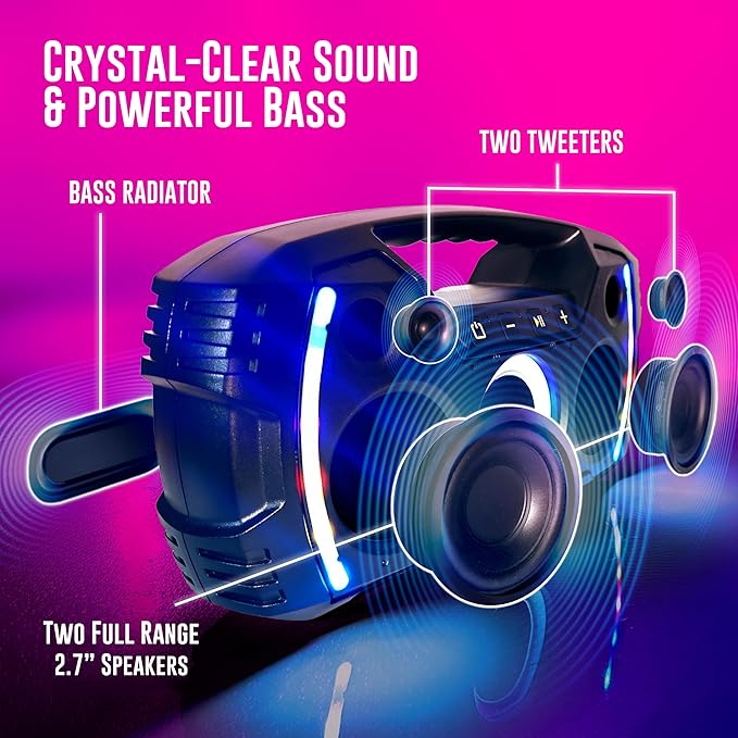 Powerful & Portable Waterproof All Terrain Bluetooth Speaker - Image 12