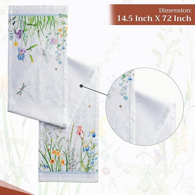 Maison d' Hermine Table Runner 100% Cotton Single Layer Table Runners 72 inches - Image 4