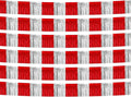 6 Pack 10 Feet Red Silver Foil Fringe Garland Metallic Tinsel Streamers Banner by Clayghsen