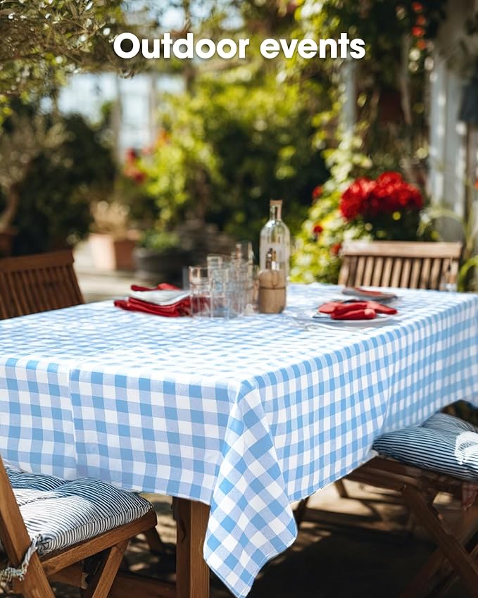 Pureegg Plastic Table Cloth Disposable 10 Pack, 54 x 108 Inch Table Cloths - Image 9