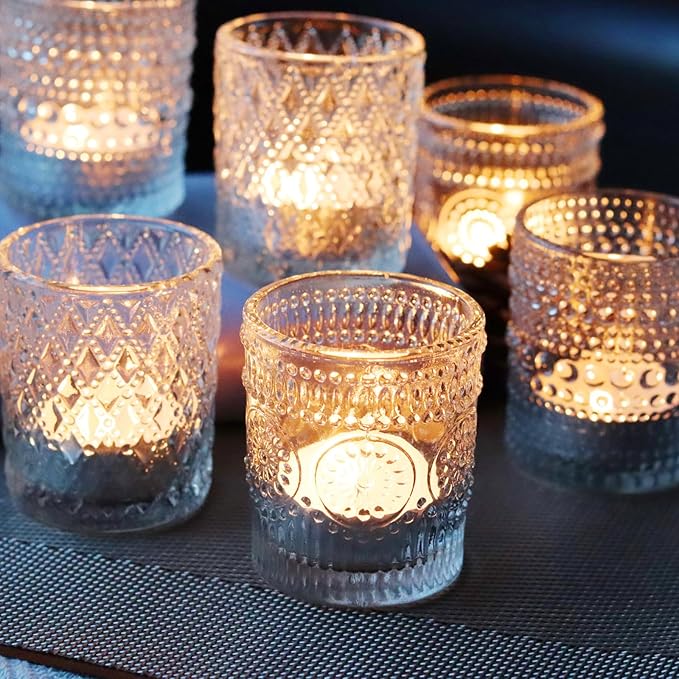 Clear Glass Votive Candle Holders by SHMILMH