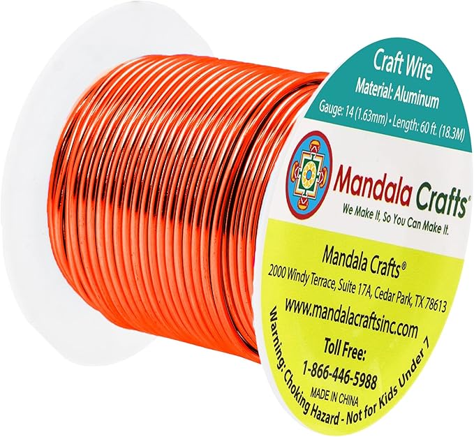 Mandala Crafts 14 Gauge Anodized Aluminum Craft Wire - Image 2