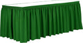 Ultimate Textile Pleat Polyester Fabric Table Skirt by UltimateTextile