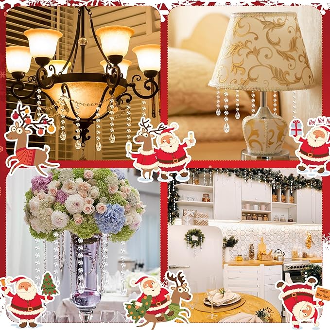 Nuenen 100 Pcs Acrylic Hanging Crystals - Image 6