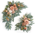Faux Flower Swag Set of 2 for Wedding Welcome Signs Floral Swag Wedding by Piklado
