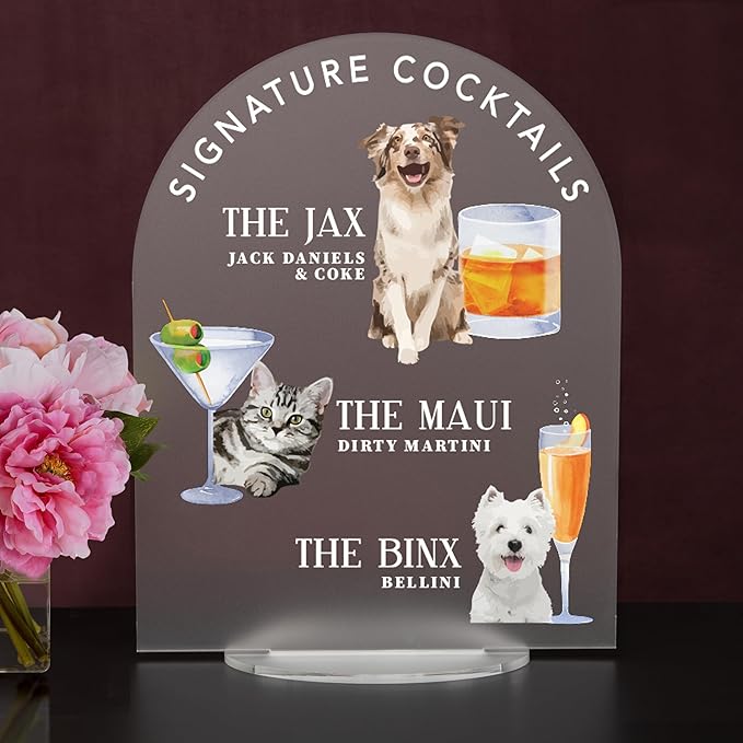 Pet Signature Drink Wedding Signs - Image 2