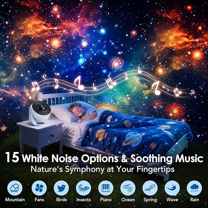Galaxy Projector for Bedroom【Pro Max】, Upgraded 4K HD Planetarium Projector - Image 4
