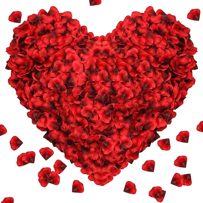 1000Pieces Rose Petals, Artificial Flower Petals Fake Rose Petals by Pyrrhiax