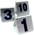 10 Pcs Metal Place Cards Stackable Tent Style Table Numbers，Place Card Holders by TRUEWON
