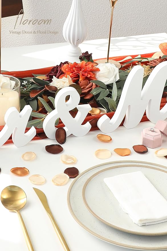 Floroom 300pcs Rose Petals Rust Brown Earth Tones Faux Silk Flower Petals - Image 2