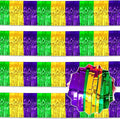 4 Pack 10 Ft Gold Green Purple Foil Fringe Garland Metallic Streamers Tinsel by LANTIANCHEN