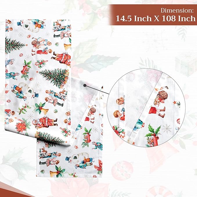 Maison d' Hermine Table Runner 100% Cotton Single Layer Table Runners 108 - Image 4