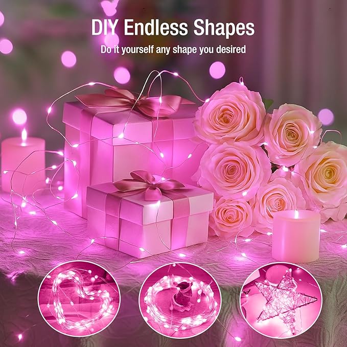 6 Pack Fairy Lights Battery Operated - 7ft 20 Led Twinkle Lights 3 Modes - Image 3