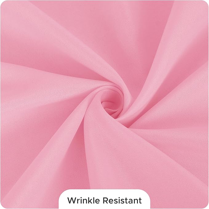 Fitable 8 Pack Rectangle Tablecloths: Stain Resistant Wrinkle Free Fabric Table - Image 9