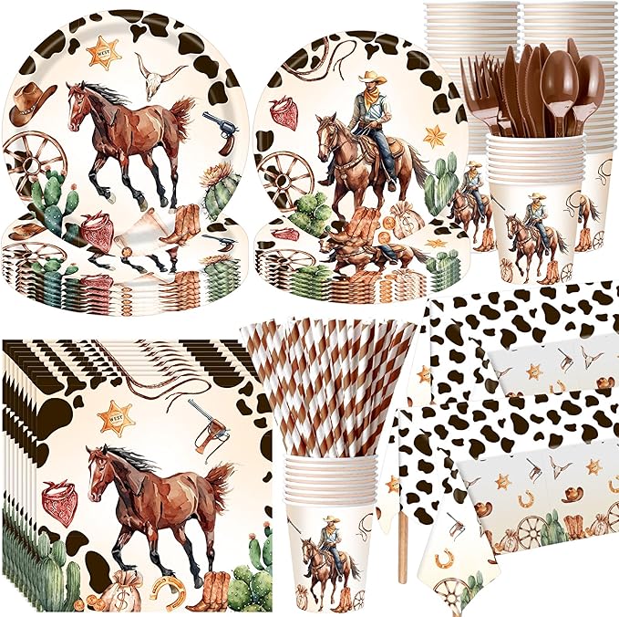 452 Pcs Western Birthday Party Decorations by Potchen