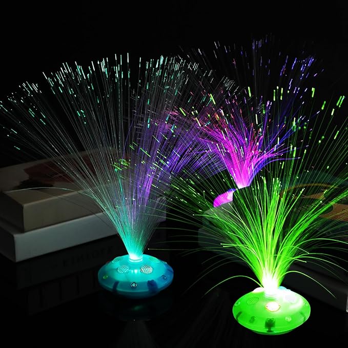 Retisee 24 Pcs Halloween Fiber Optic Lamp Multicolored Centerpiece Optic Lights - Image 4