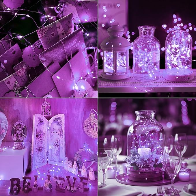 kolpop 30 Pack LED Fairy Lights Battery Operated, 7FT 20 LED Mini Twinkle - Image 4
