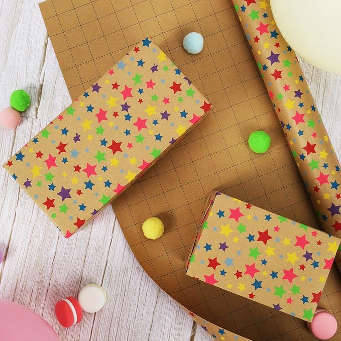 LaRibbons Birthday Wrapping Paper Roll - Image 2