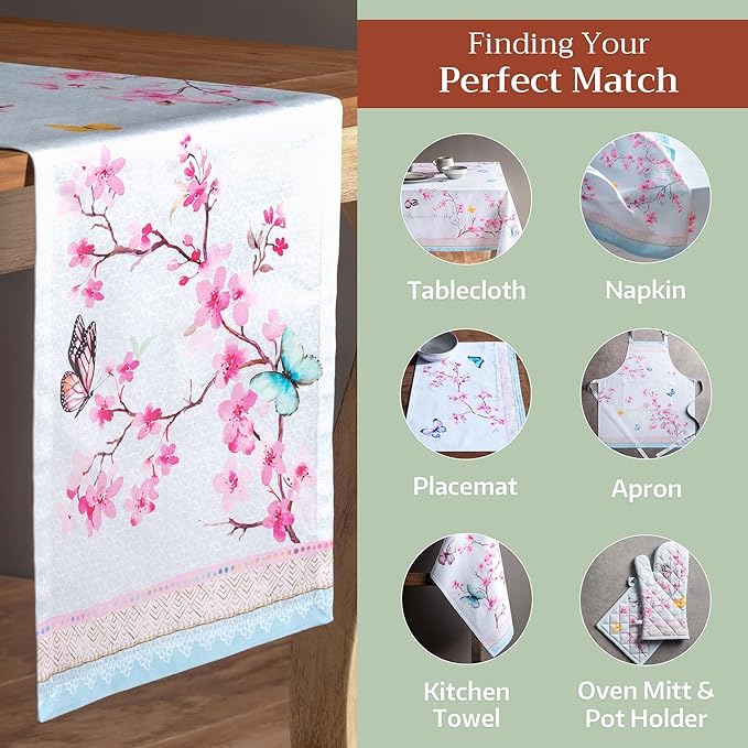 Maison d' Hermine Table Runner 100% Cotton Single Layer Table Runners 72 inches - Image 5