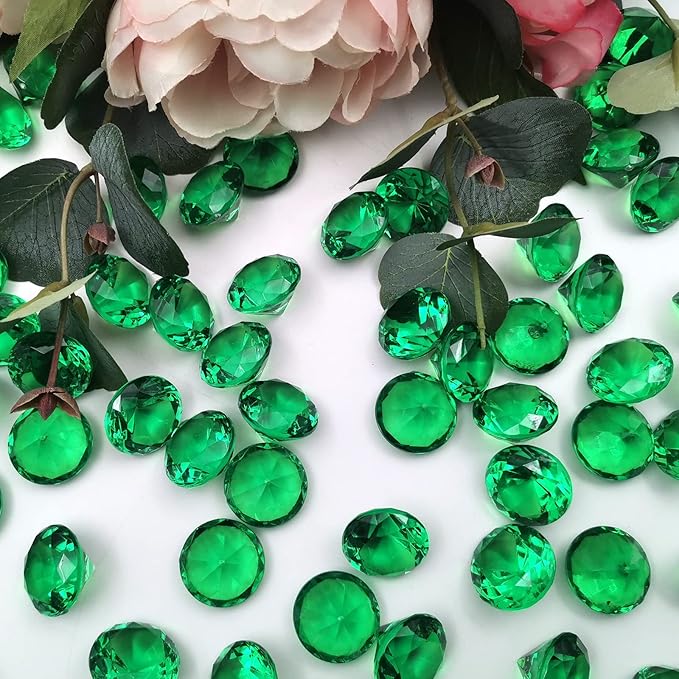 100 pcs Acrylic Diamond Gems, Arts & Crafts, Birthday Decorations - Image 4