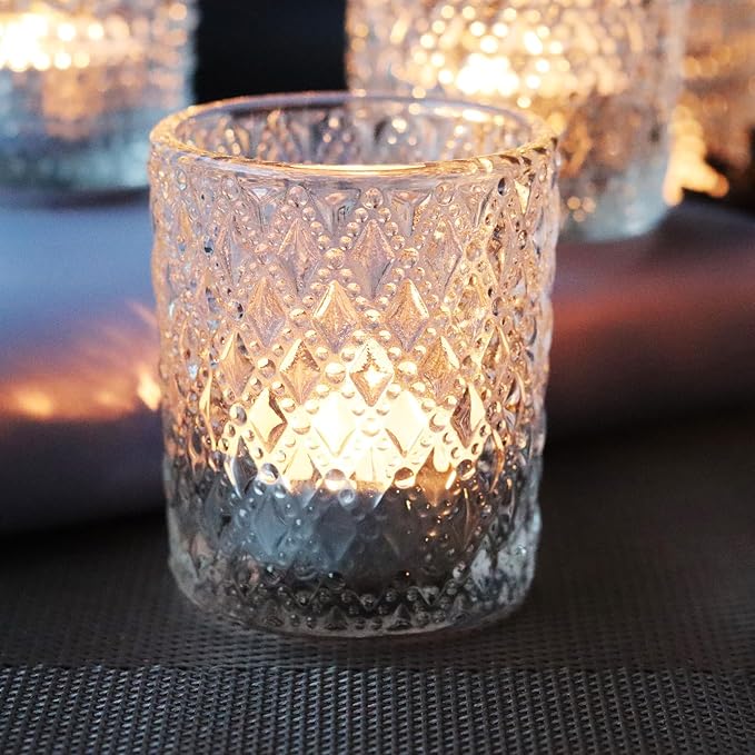 Clear Glass Votive Candle Holders - Image 5