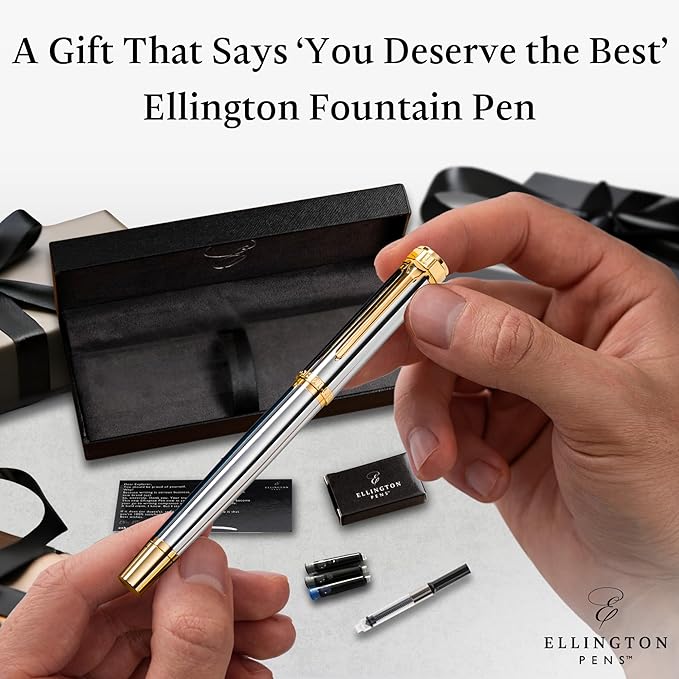 Ellington Pens Luxury Fountain Pen Set- Fountain Pens - Image 3