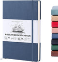 Beechmore Books A4 Sketchbook – 8.5x11 Premium Vegan Leather Bound Large Sketch by BeechmoreBooks