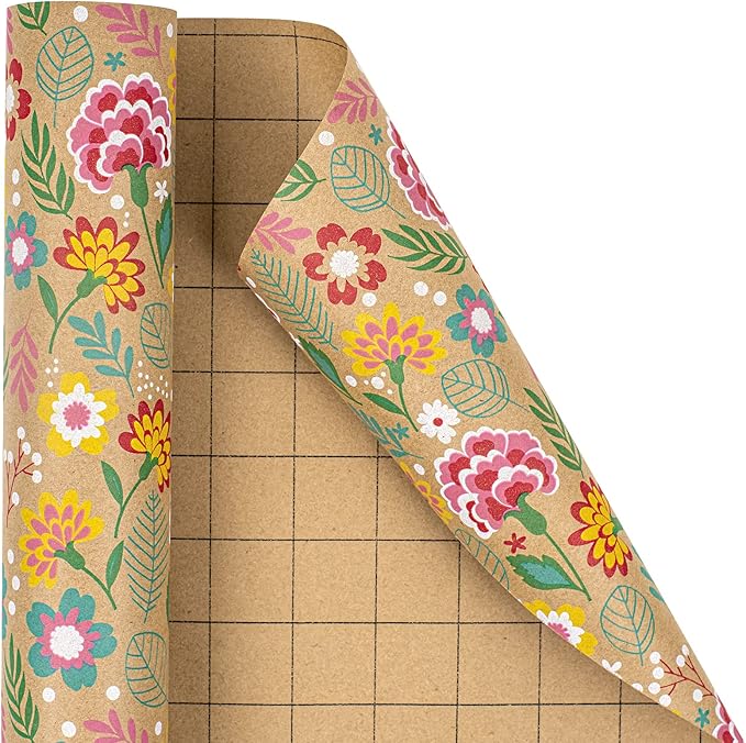 RUSPEPA Kraft Wrapping Paper Roll - Image 3