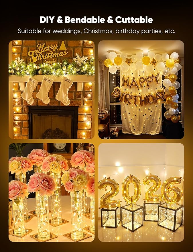 Minetom 30 Pack Fairy Lights Battery Operated String Lights, 8 Modes & Timer - Image 7