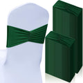 Moukeren 100 Pcs Spandex Chair Sashes Bows Bands Slider Sashes by Moukeren