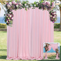 Pink Backdrop Curtain for Parties Rod Pocket Pink Curtains Photography Backdrop by MYSKYHOME