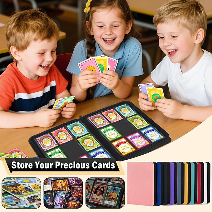 9 Pocket Card Binder, 540 Premium Zip Trading Card Binder, Double-sided Side - Image 6