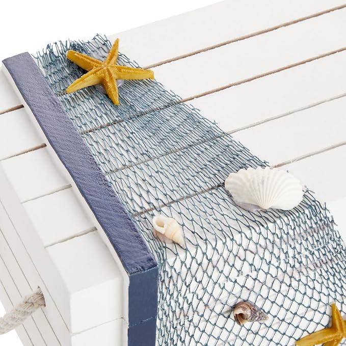 Juvale Nautical Wooden Jewelry Box Set - Image 6