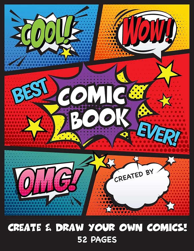 Blank Comic Book | Set of 2 | Create Your Own Comics and Cartoons - Image 5