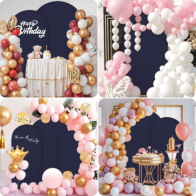 7.2FT Wedding Arch Covers Arch Backdrop Cover Arch Stand Covers Set Arch Cover - Image 2