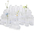 Glass Bud Vases Set of 20, Living Bud Vases, Small Bud Vase in Bulk, Mini by saiguomi