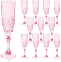 Plastic Champagne Flutes, for Weddings Bachelor Parties Toasting and Events by LEYIQUCHAMPAGNEWINEGLASSES