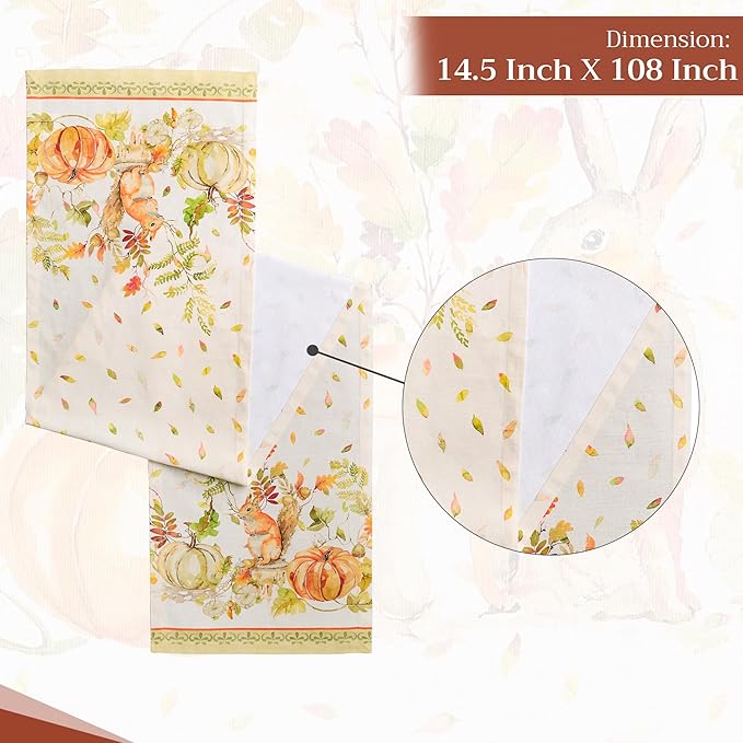 Maison d' Hermine Table Runner 100% Cotton Single Layer Table Runners 108 - Image 4