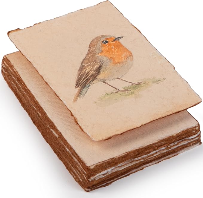 Wanderings Handmade Antique Deckle Edge Blank Cards by Wanderings