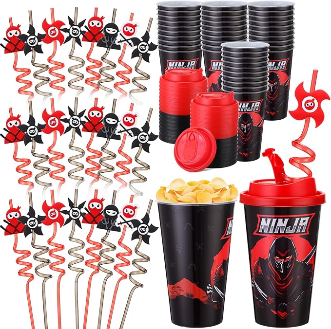 Yungyan 16 Sets Ninja Party Favors Goodie Cups by Yungyan