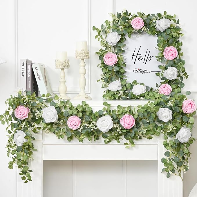 Waipfaru 6.07FT Artificial Eucalyptus Garland - Image 4
