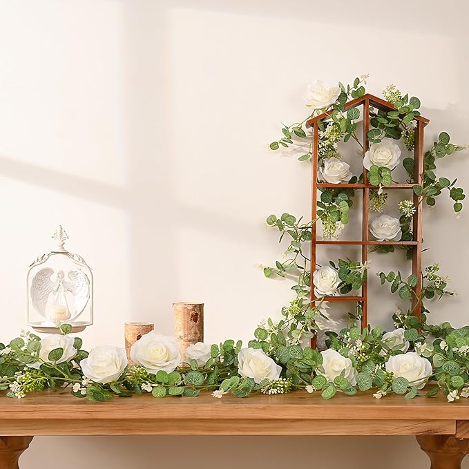 Dolicer 4Pcs 26Ft Artificial Eucalyptus Garlands - Image 6