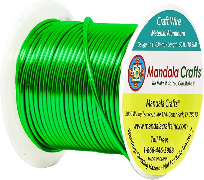 Mandala Crafts 14 Gauge Anodized Aluminum Craft Wire - Image 2