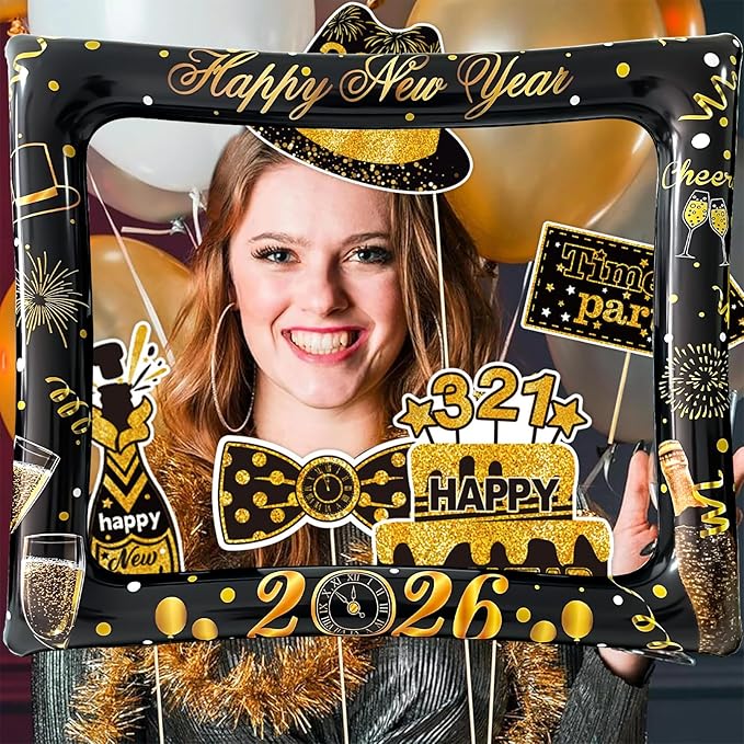 2026 New Year Photo Booth Inflatable Frame Kit - Image 2