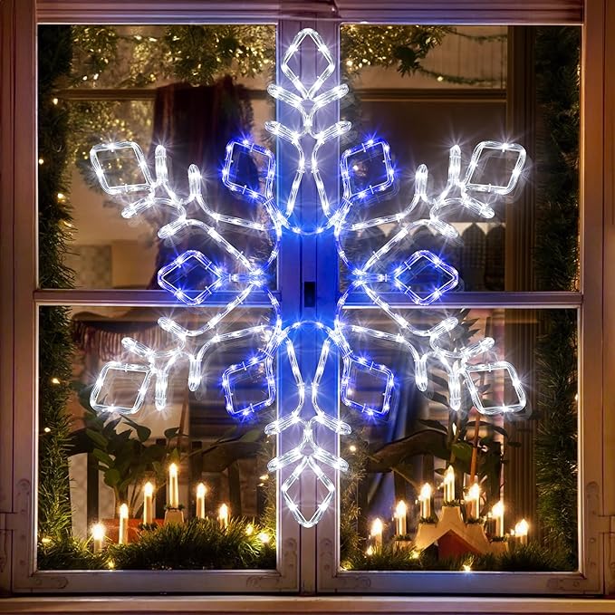 Christmas 35'' Snowflake Lights Decoration by Jyoiat