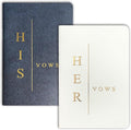 Wedding Vow Books His and Hers, Wedding Registry Gifts Ideas by MrMrsGifts