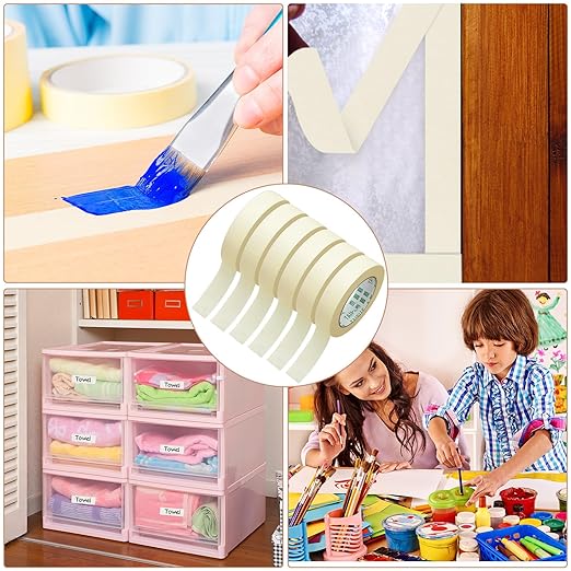 Masking Tape Bulk General Purpose Masking Painting Tape 55 Yards - Image 7