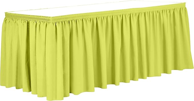 Ultimate Textile Pleat Polyester Fabric Table Skirt by UltimateTextile