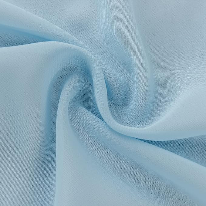 6Pack 9ft Chiffon Table Runner 14x108 Inch Sheer Romantic Table Runner - Image 5